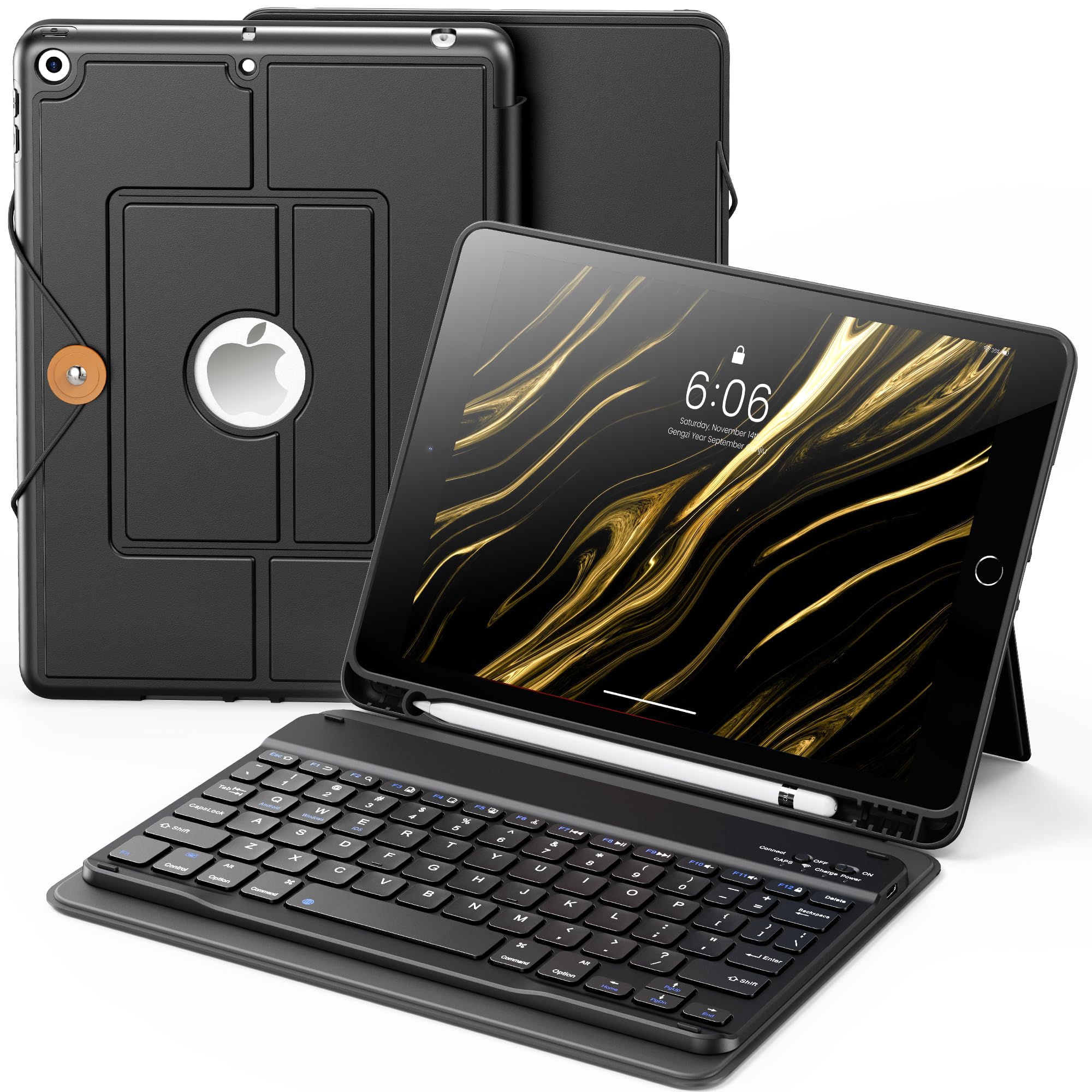 Amazon.com: INFILAND for iPad 9th Generation Case with Keyboard