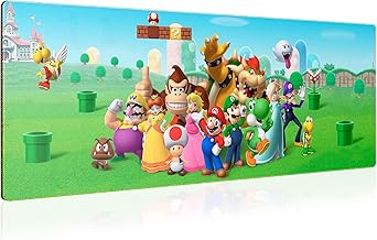 Mario Mouse Pad XL - Mario Gaming Mouse Pad - Mario Accessories for Boys - Mario Bros Mouse Pad - Mario Mouse Pad Gaming - Mario Gifts - Mousepad Gaming