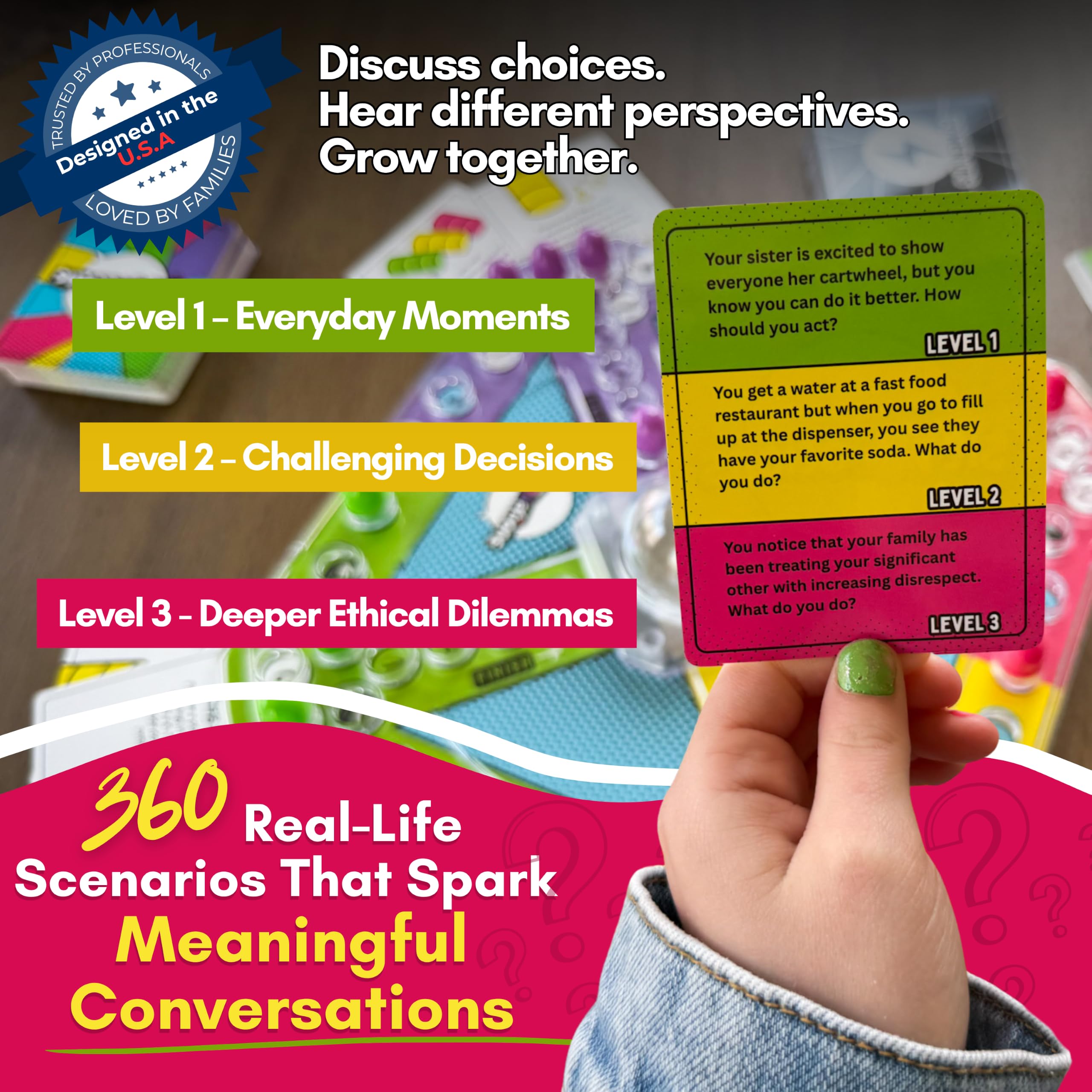 SitYOUations – Social Skills Board Game for Kids & Families | Character Building Game with Real-Life Situations | SEL Counseling & Therapy Game for Classroom, Groups & Family Game Night