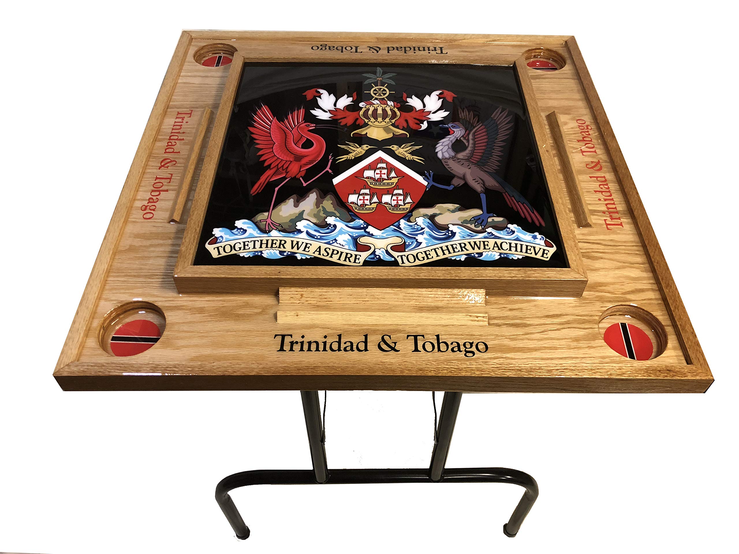 latinos r usTrinidad & Tobago Count of Arms Domino Table