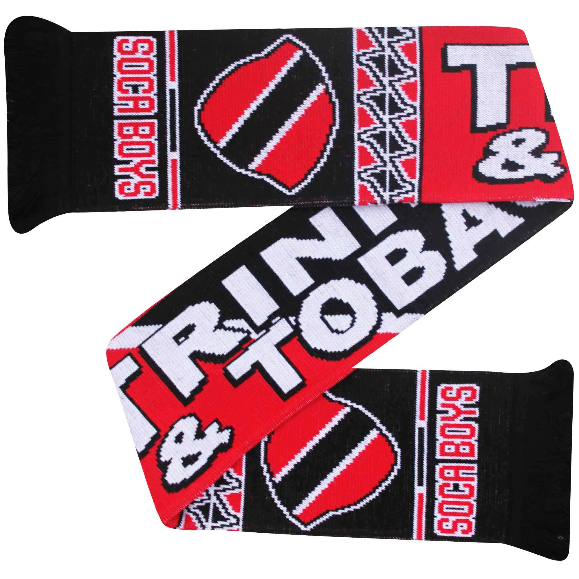 Trinidad & Tobago Men's Multi Football Fans Souvenir Scarf (100% Acrylic)