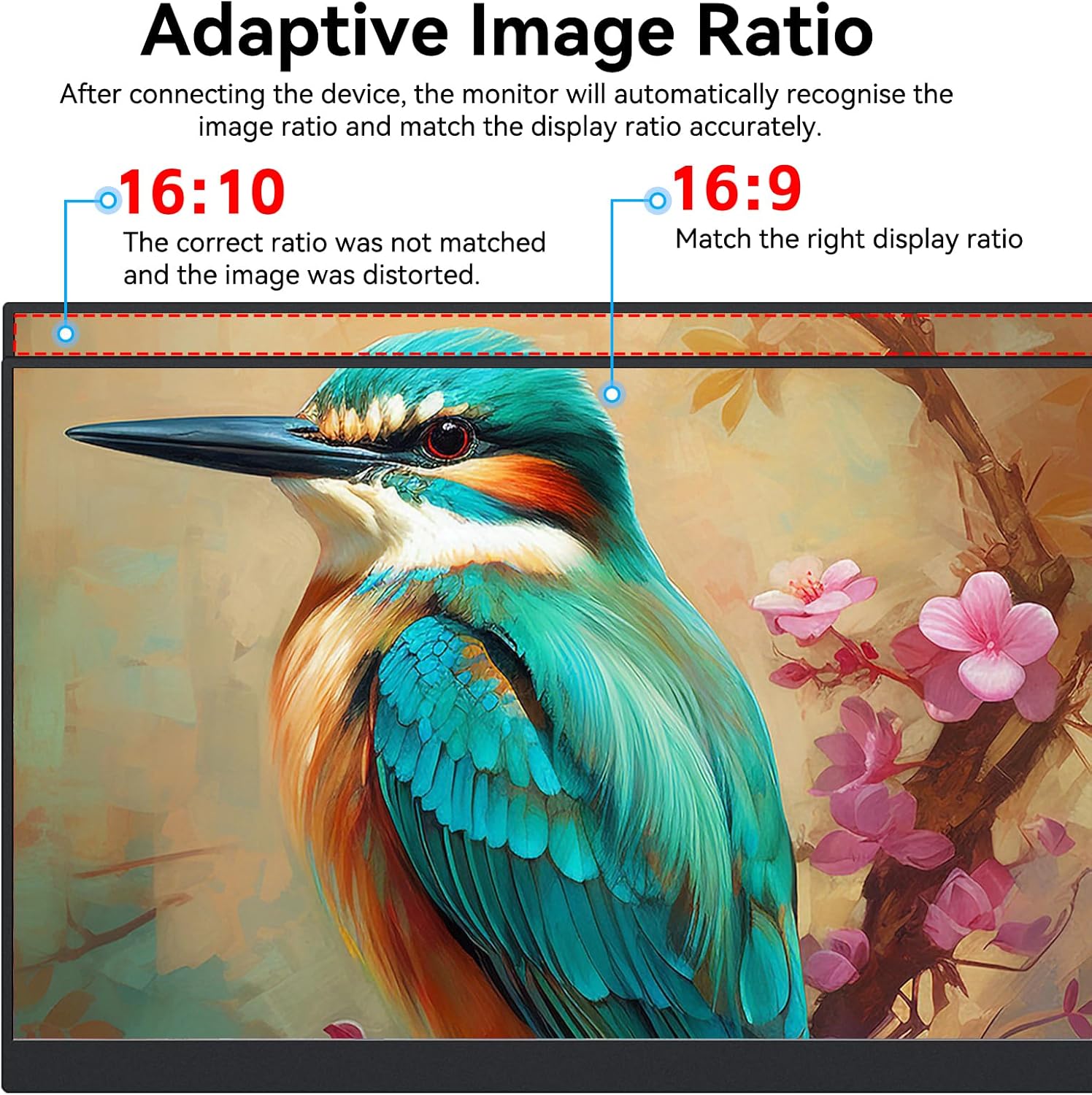 Touchscreen Portable Monitor 16 Inch FHD 1920x1200P Monitor USB C HDMI Monitor HDR IPS Display for PC Computer PS4 PS5 Xbox Built-in Speakers - Image 3