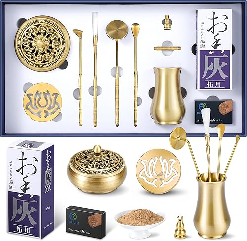 Kit de quemador de incienso chino, kit de quemador de incienso de madera de agar, kit de fabricación de incienso, juego de quemador de incienso en
