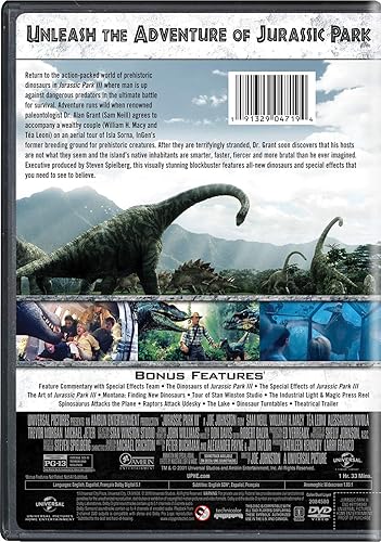 Miniatura 2 de Jurassic Park III DVD