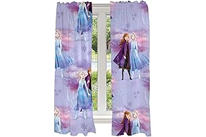 Franco Kids Room Window Curtains Drapes Set, 82 in x 63 in