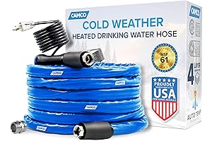 Camco 25-Ft Heated Water Hose for RV