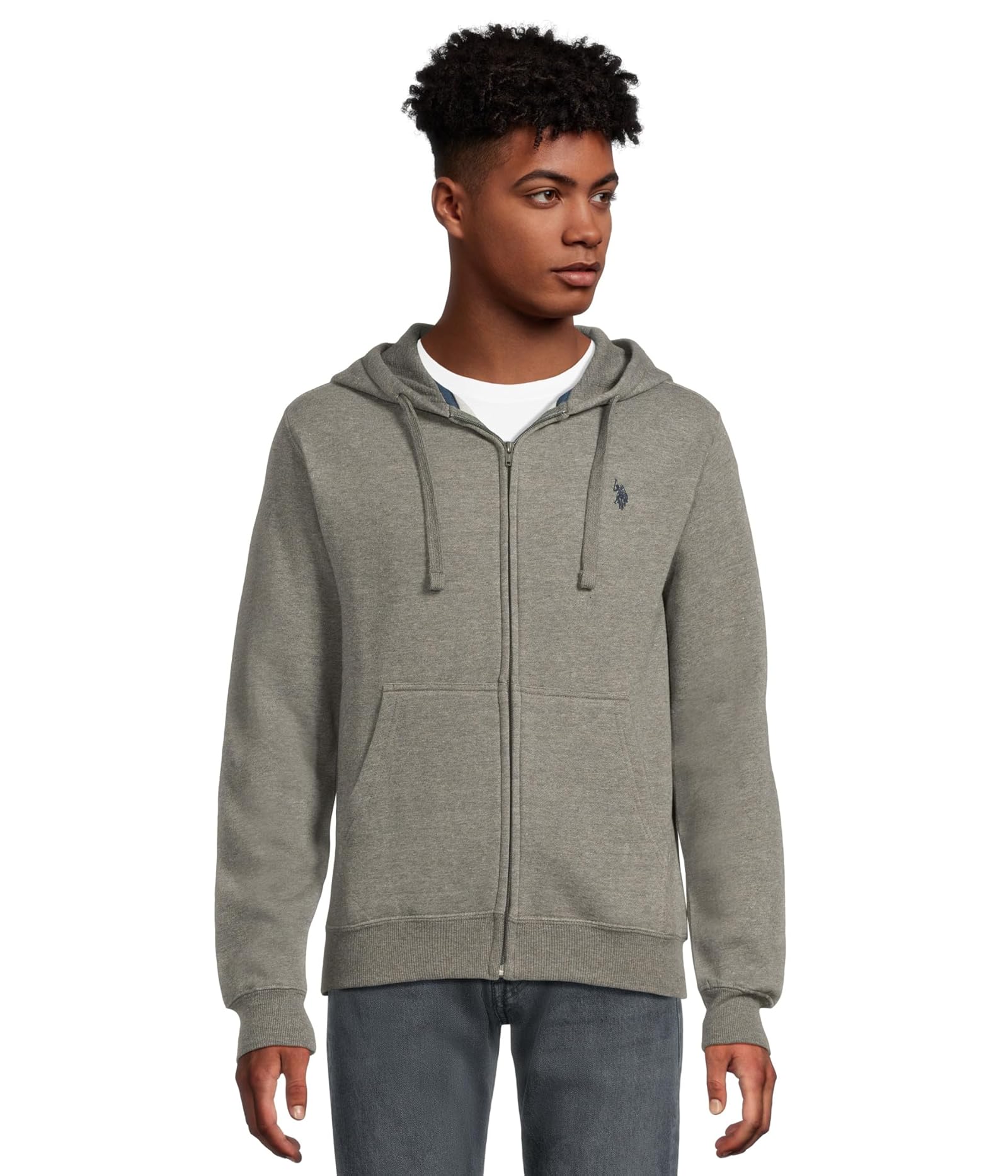 Mans Hoodies - Sweatshirts US POLO ASSN Long Sleeve Full Zip Hoodie 22990₽