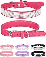 Vista 11 de Collar brillante para perros pequeños, medianos y grandes, collares de perro con diamantes de imitación para perras y machos, collares de cachorros
