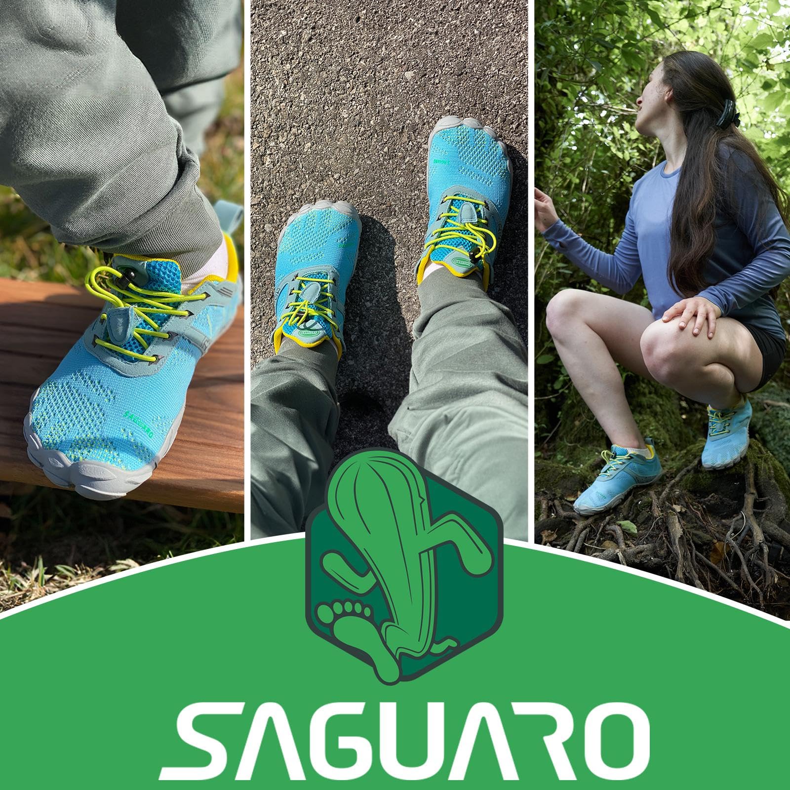 SAGUARO Scarpe Minimaliste Comode Morbide Scarpe Barefoot Leggere e Antiscivolo,Unisex-Adulto