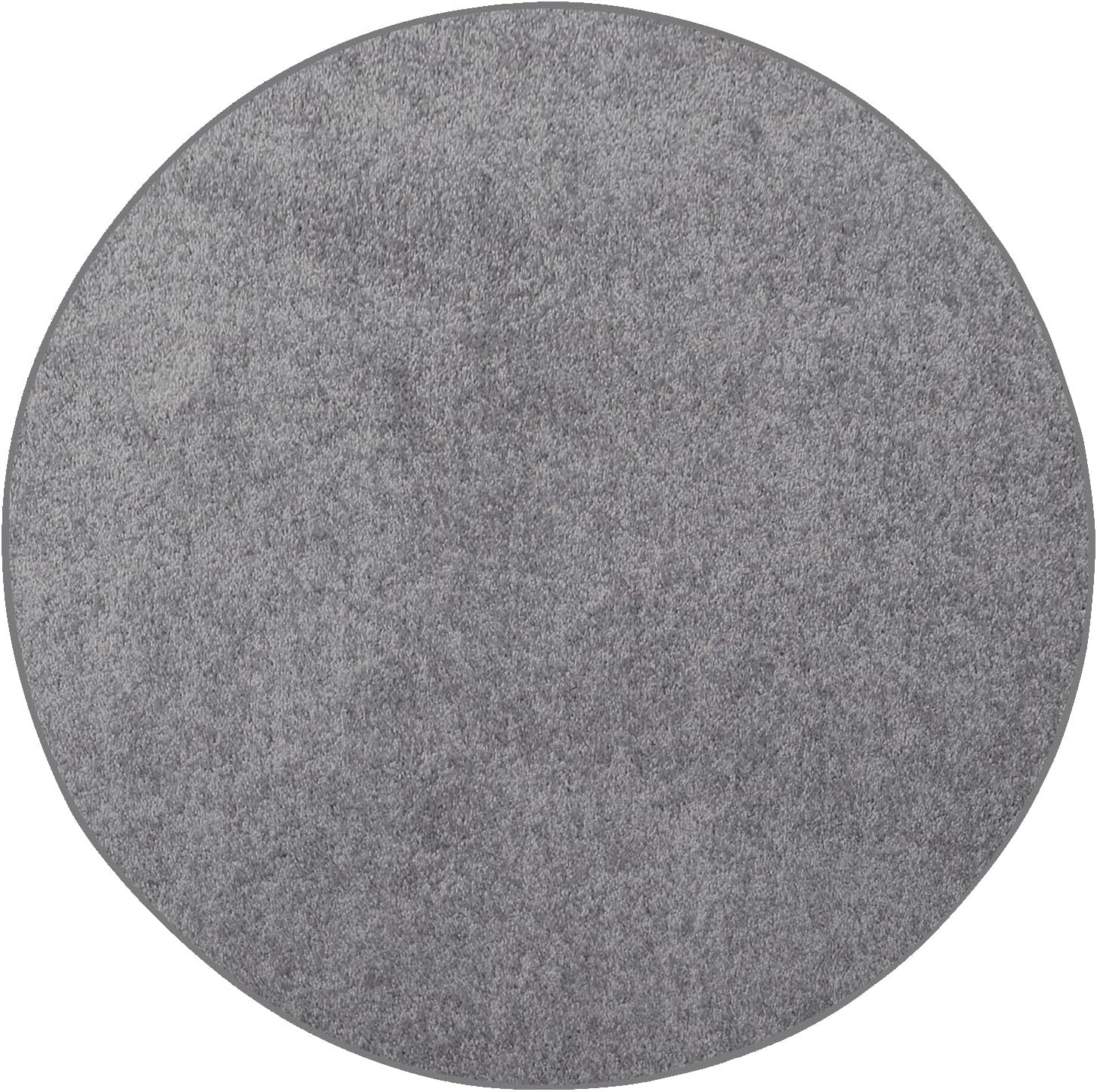 Pet Friendly Grey Round Rug – Stain & Fade Resistant