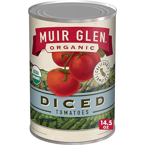 Muir Glen Tomates orgánicos en cubos 145 onzas