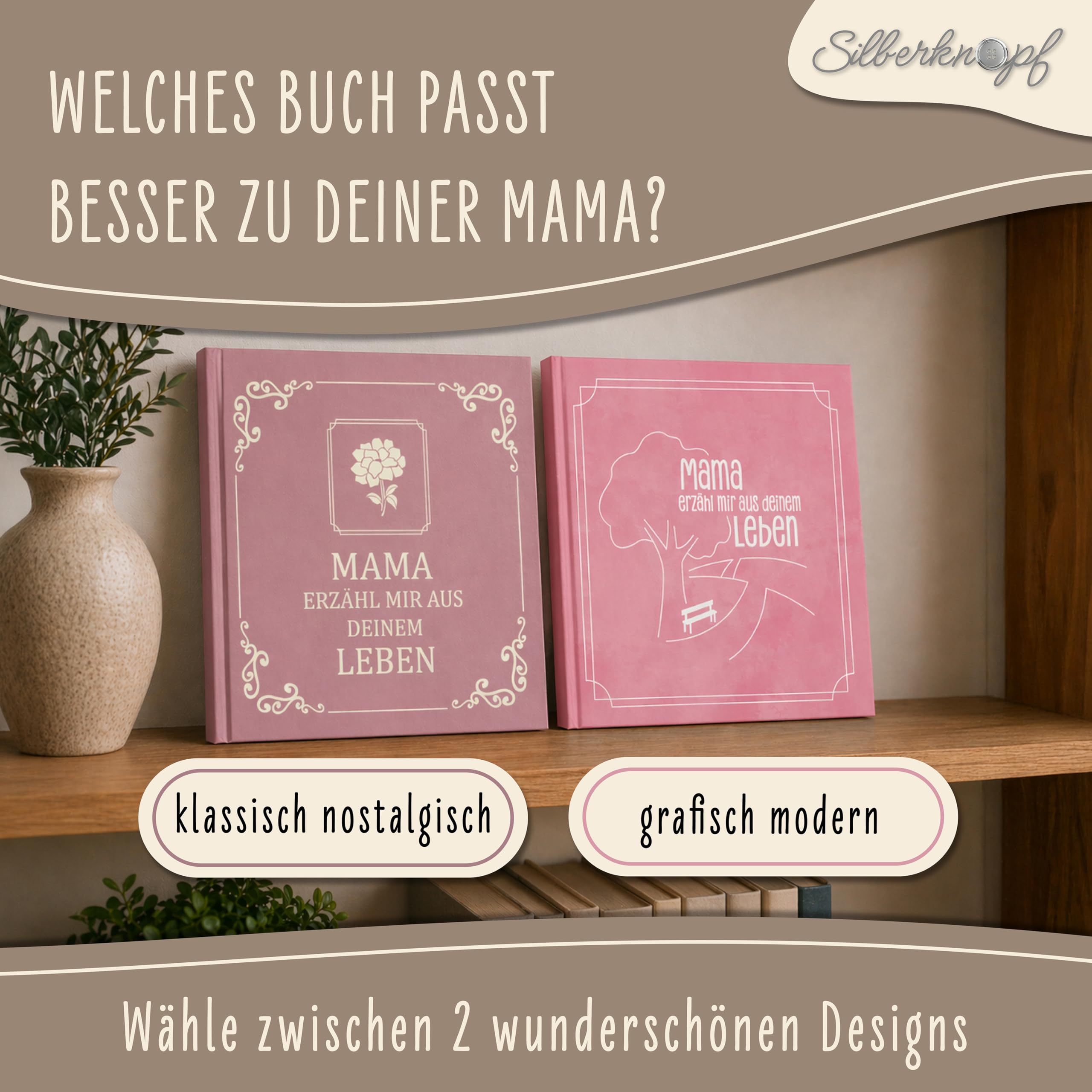Mama erzähl mal | Erinnerungsbuch zum Ausfüllen | Mama Buch als besonderes Geschenk zum Geburtstag, Weihnachten, Muttertag | Familienbuch als einzigartige Geschenkidee