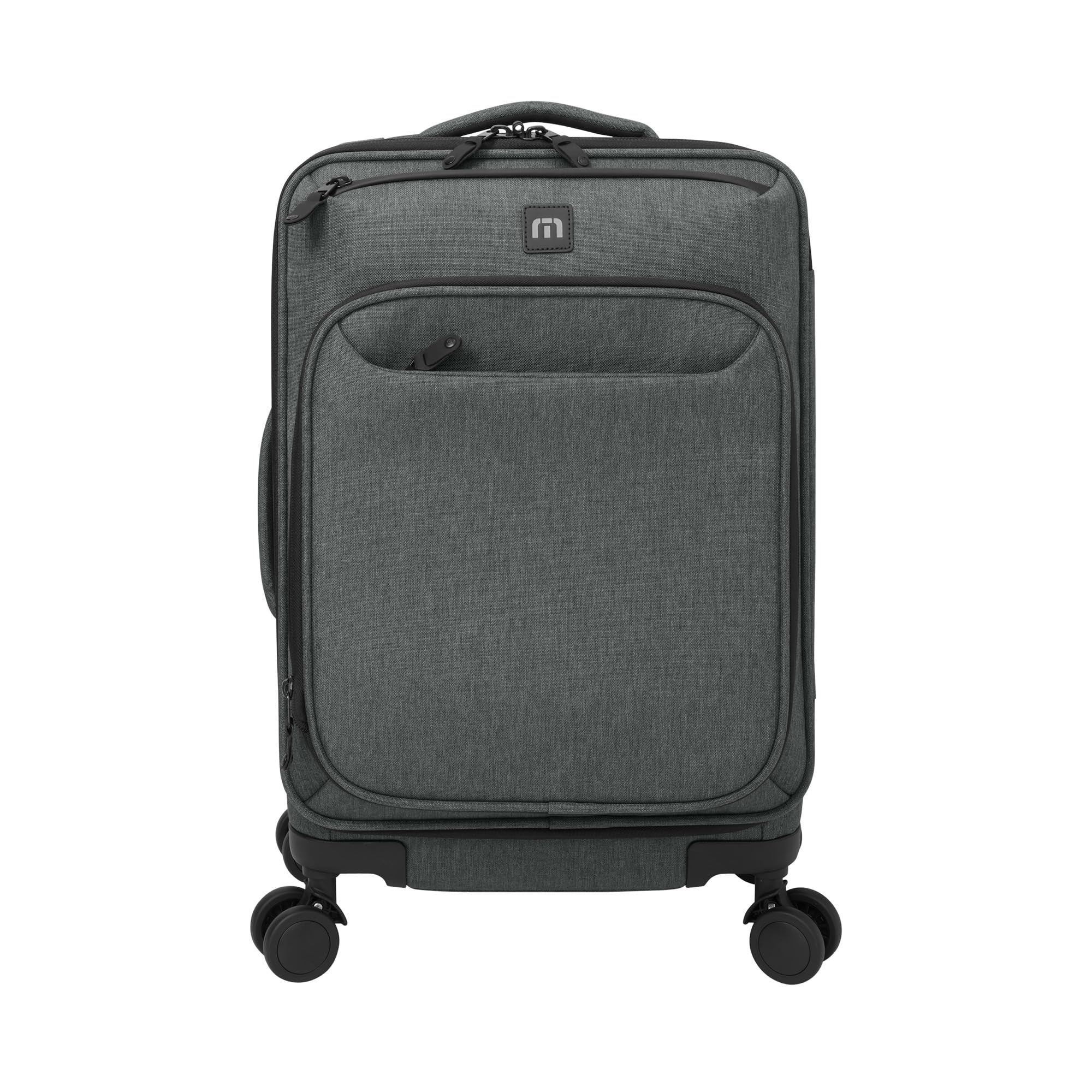 TravisMathew Quad Carry-On Spinner TMB400, Graphite Heather