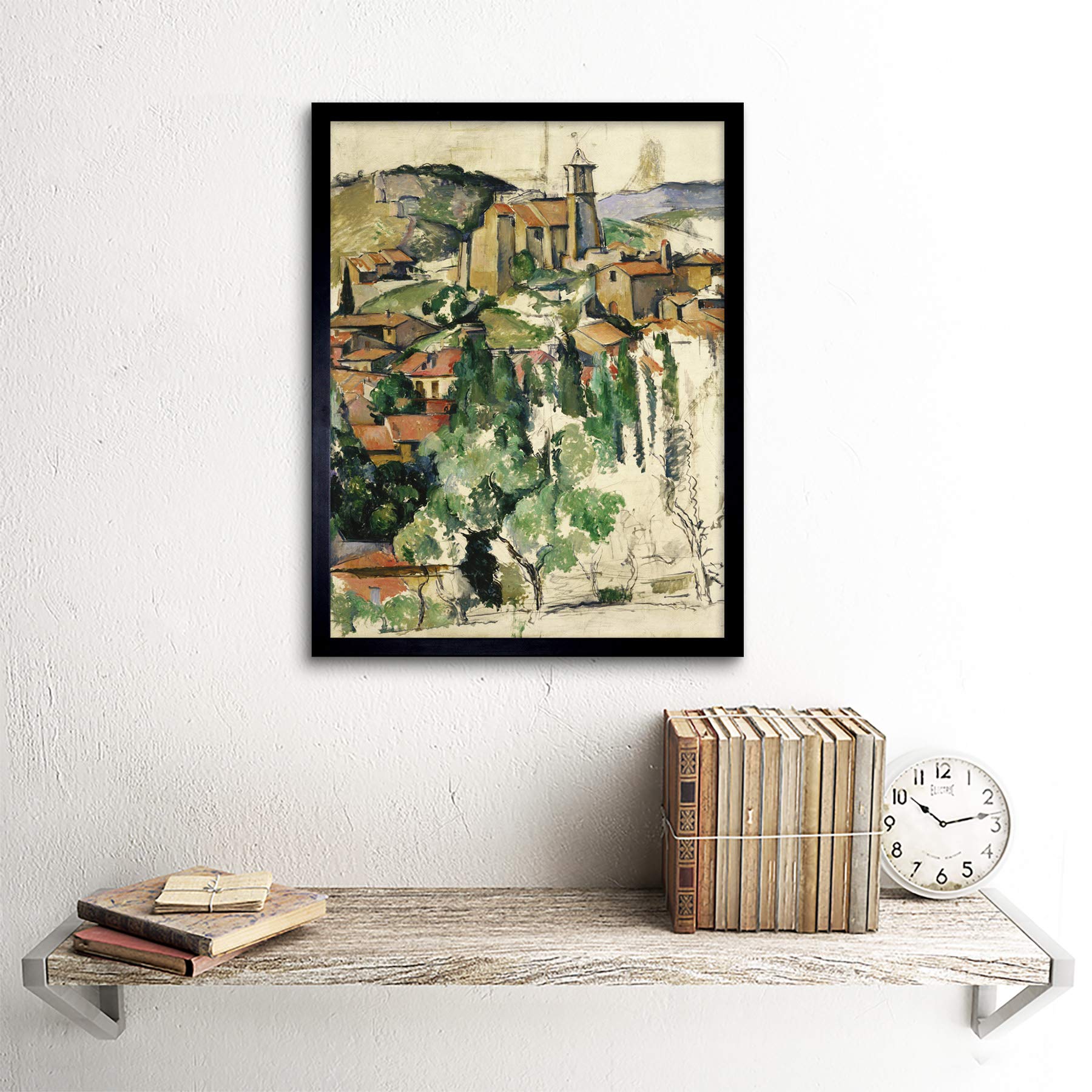 Amazon.com: Paul Cezanne The Village Of Gardanne Art Print Framed
