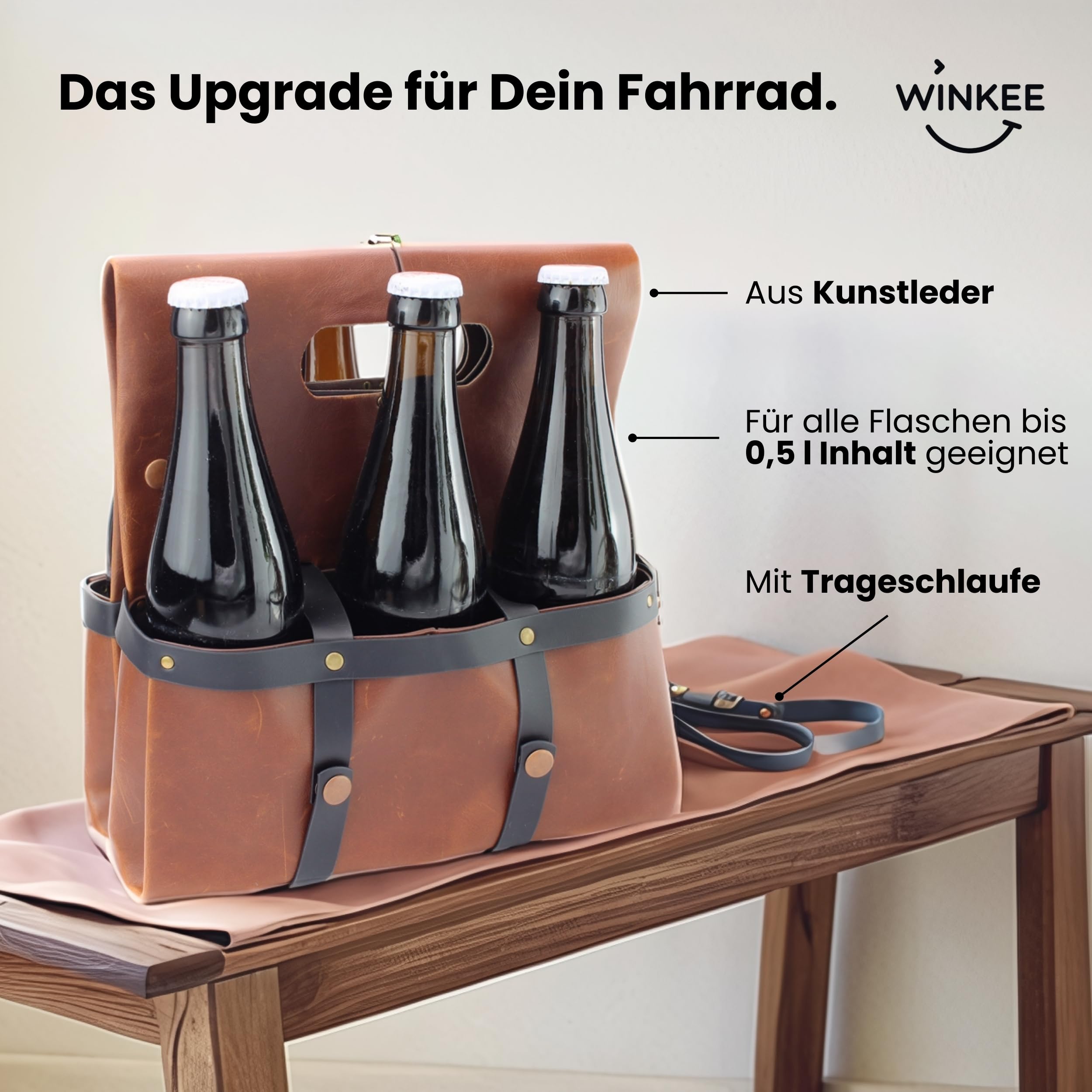 Winkee Bicycle Parts-17881 Black/Silver One Size