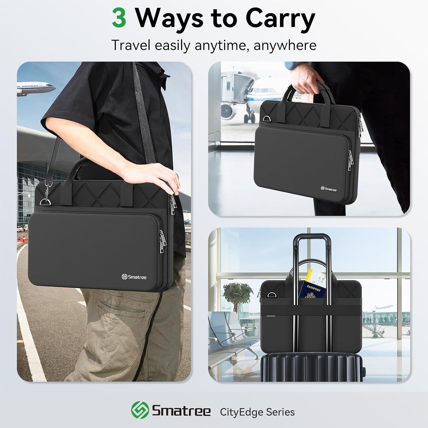 Smatree CityEdge Laptop Sleeve Case for 14 inch HP OmniBook 5 Flip 14/ Ultra Flip 14, for OmniBook X Laptop AI PC/Next Gen AI PC 14, Dragonfly Pro Chromebook, Pavilion Plus 14t/14z/14 Case (CE05) - Image 7