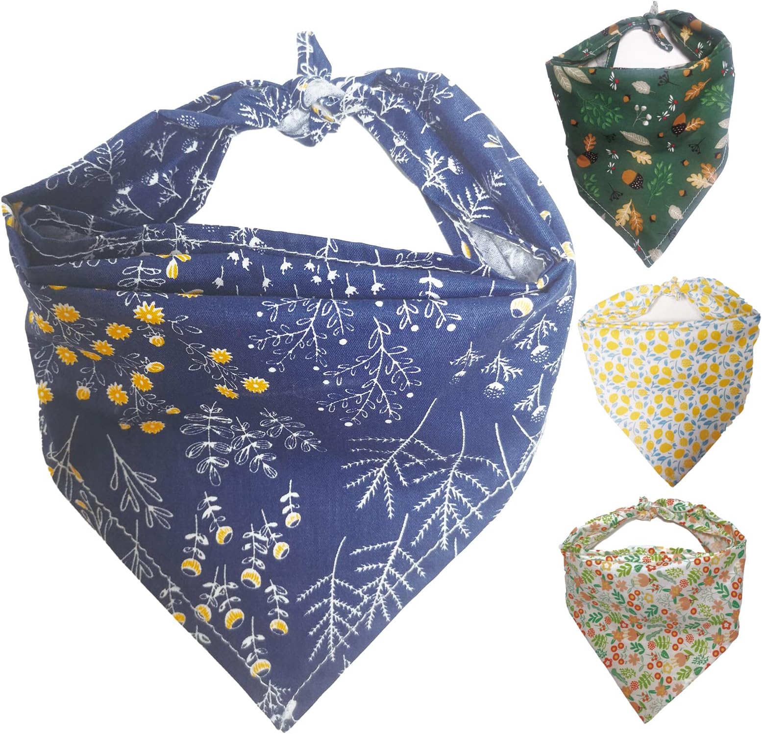 Dog Bandanas 4 Pack (Floral 4 Pack)