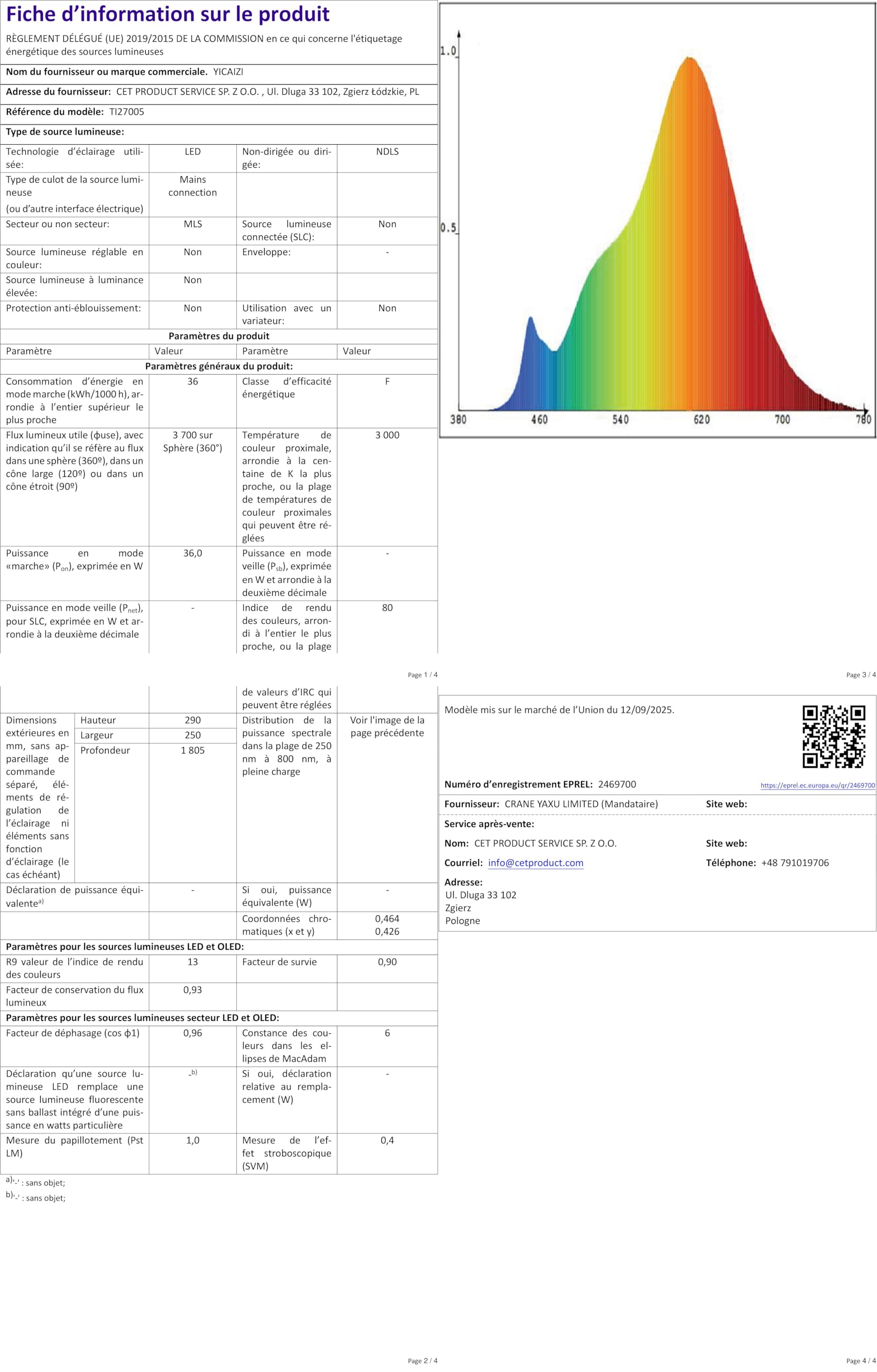 Lampadaire arc LED 25W dimmable noir 165cm avec télécommande - 20