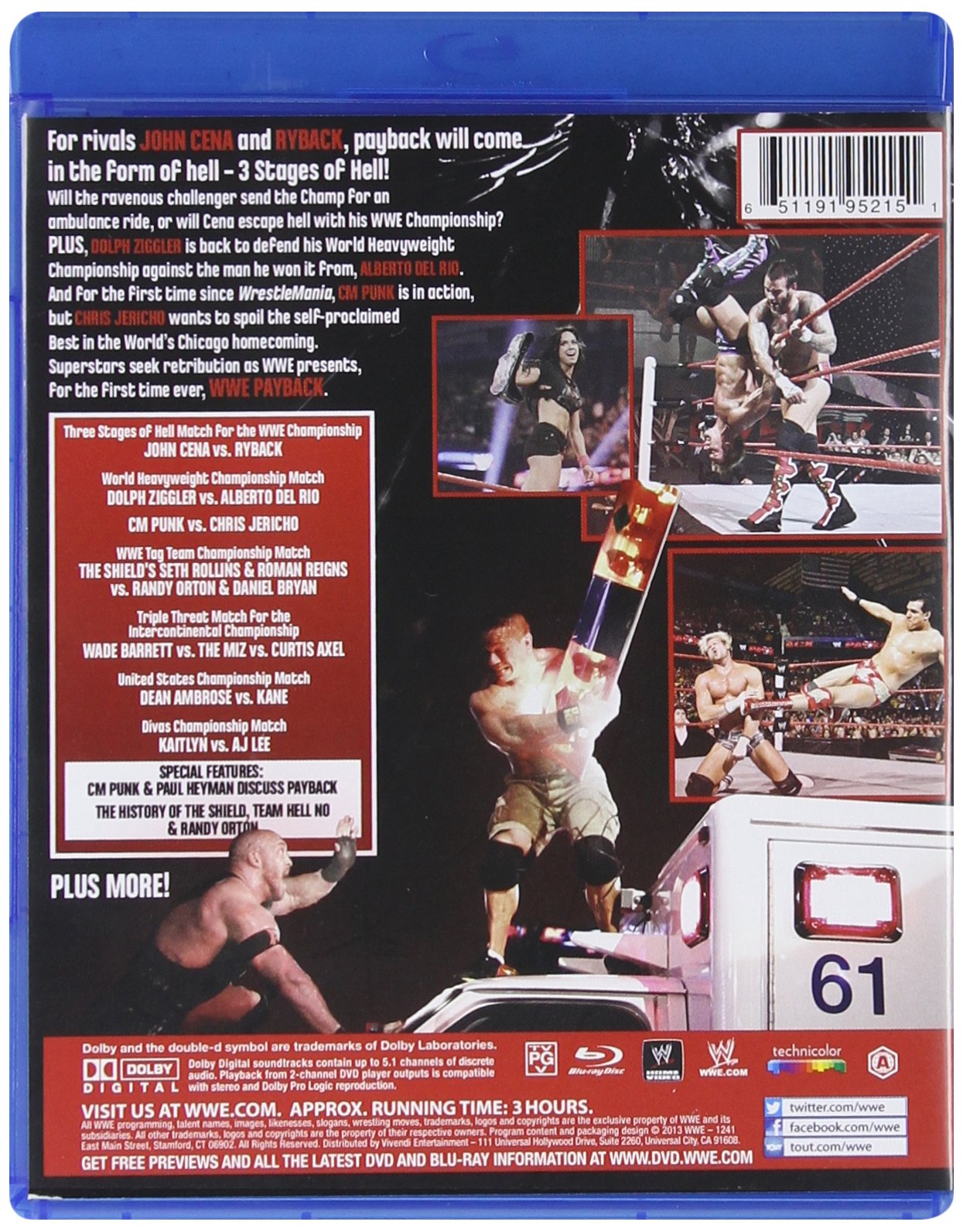 Wwe Payback 2013 Blu Ray Blu Ray Desertcart INDIA