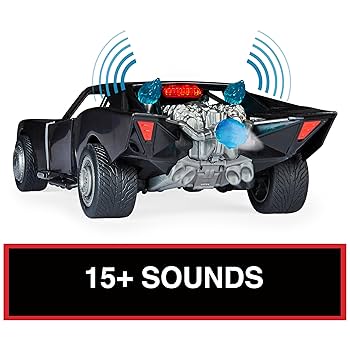 Amazon.com: BATMAN The 2022 Movie Lights & Sounds Batmobile