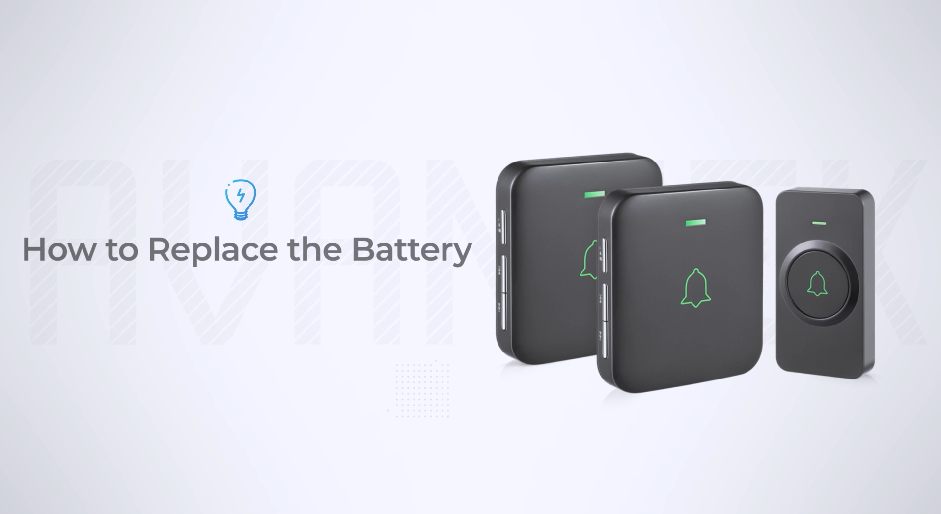 AVANTEK Wireless Door Bell, CW-12 Mini Waterproof Doorbell Chime