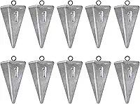 Chumbadas De Pirâmide Pesos De Pesca Chumbada De Pesca, Pesos De Pesca De Água Salgada Chumbadas Para Água Salgada Equipamento De Pesca De Surf 1Oz 2Oz 3Oz