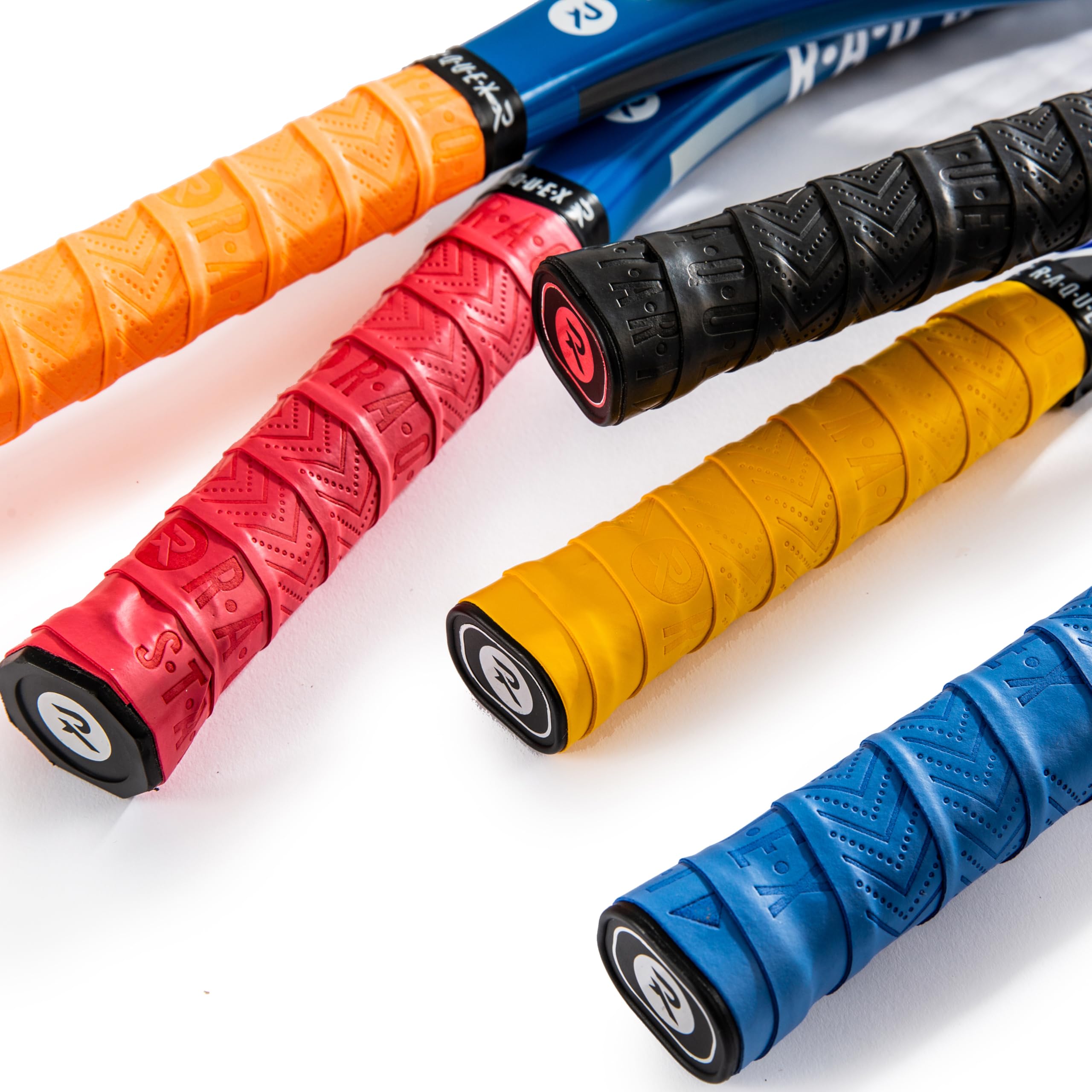 Raquex Overgrips Evolve 5-Pack Multicolor Tennis Badminton Squash Padel Pickleball Grip Antideslizante