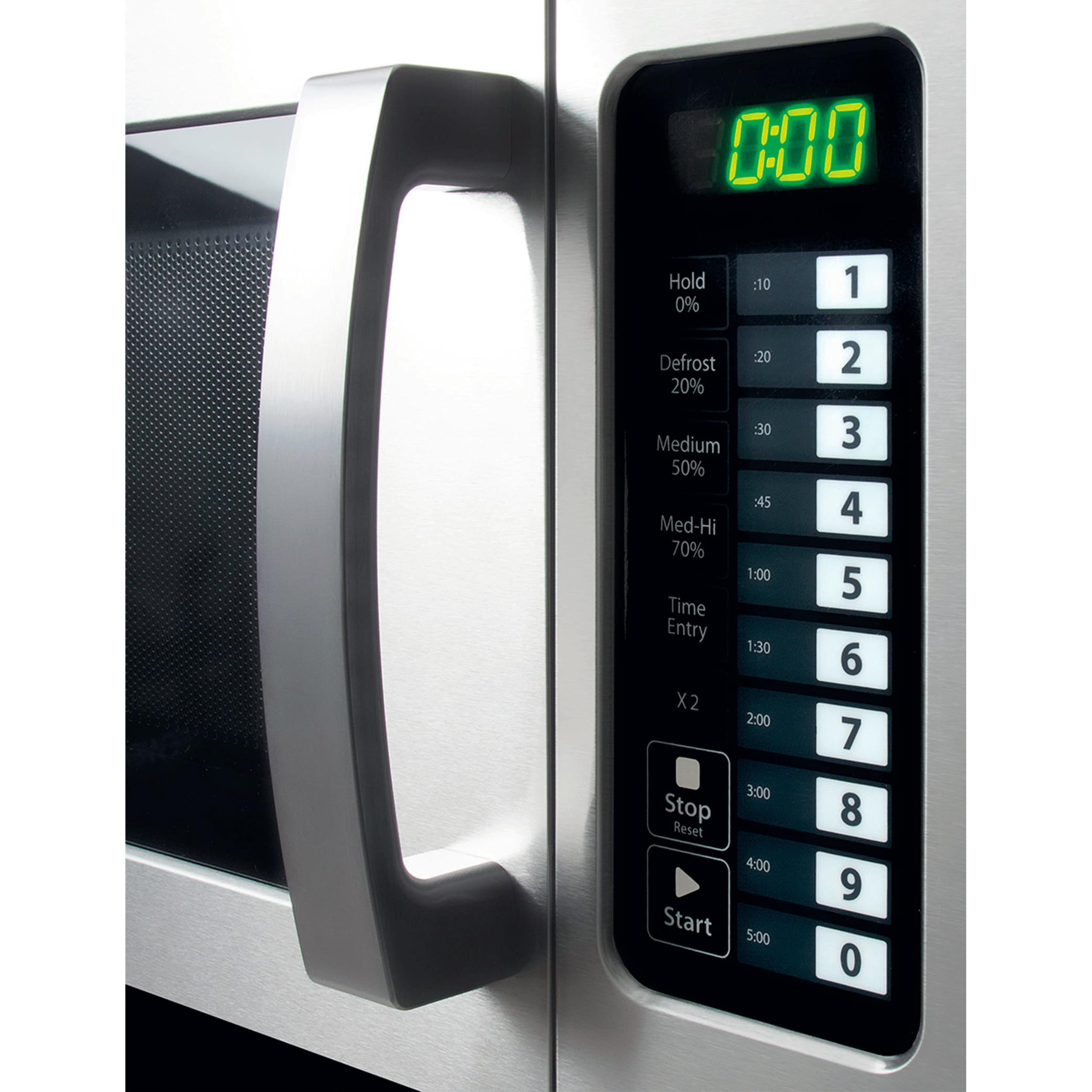 Beko Professional PRO 25IX_BP - Forno a microonde, capacità 25 litri, in acciaio inox, 36,4 x 51,1 x 31,1 cm, senza piatto girevole, finestra in ceramica