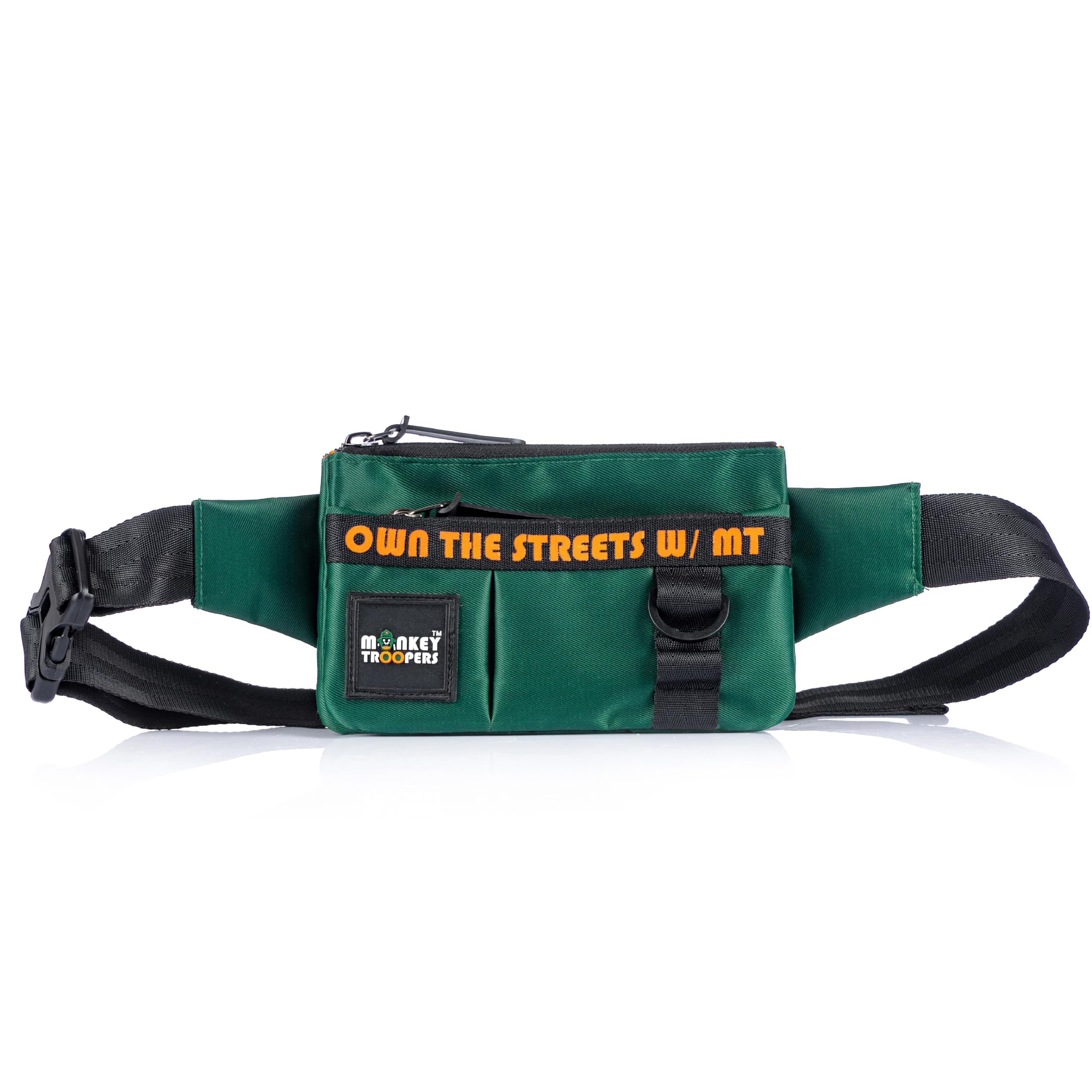 Pockstar Waist Bag, Crossbody, Chest Bag for Men Women Girls Boys, Lightweight, Durable, Travel, Hikking, Casual, Dailyuse, Water Resistant (Dark Green)-image-17
