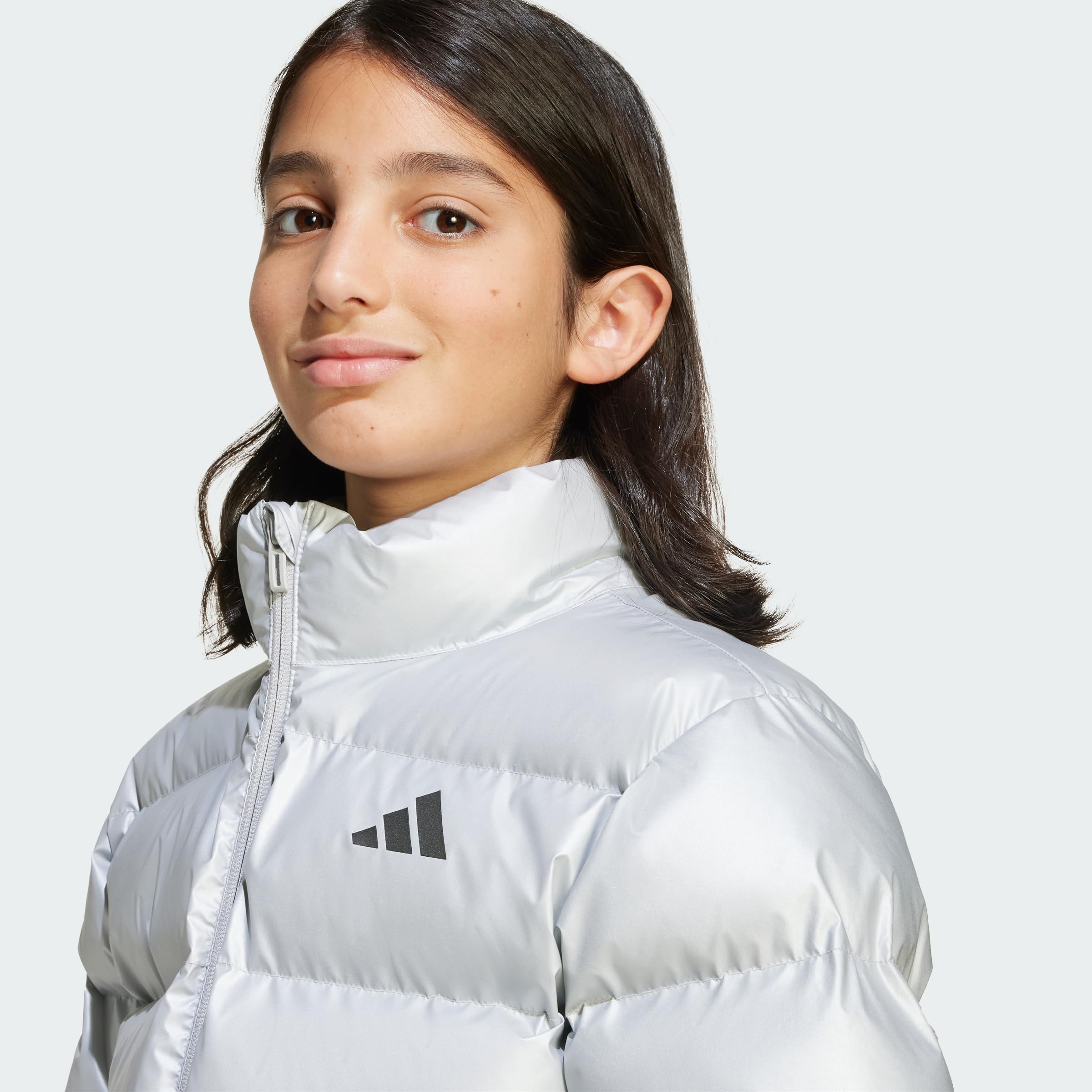 adidas Kids Piumino sintetico junior in stile glam
