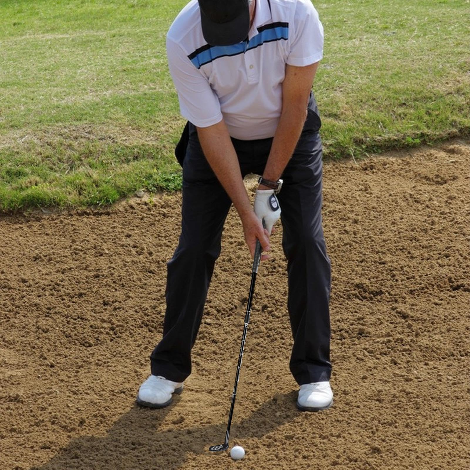 Golf Chipper Club - Club de Golf à Arbre télescopique Non glissé, de Pratique de de de Putter de Putter à Gauche à Droite, Putter en Alliage de Zinc pour débutants et avancé