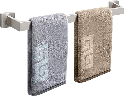 NearMoon Toallero, accesorios de baño de acero inoxidable grueso de alta calidad, para baño, toallero para colgar en la pared (1 paquete, níquel