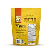 Vista 4 de Piezas de anacardo orgánico de comercio justo (3 libras) Crudo, sin sal, sin OMG, vegano, sin gluten, paquete a granel para leche de anacardo