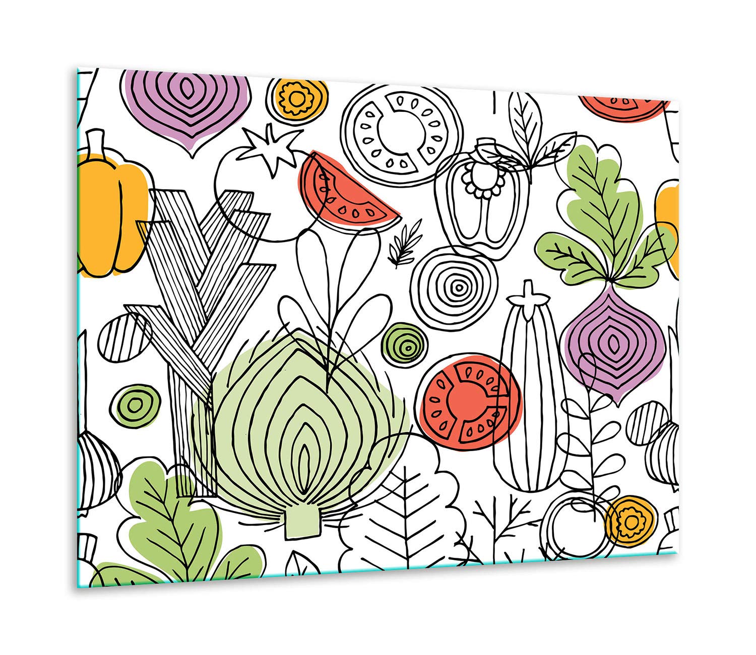 Plaque de protection pour cuisinière électrique en verre TMK 60x52cm