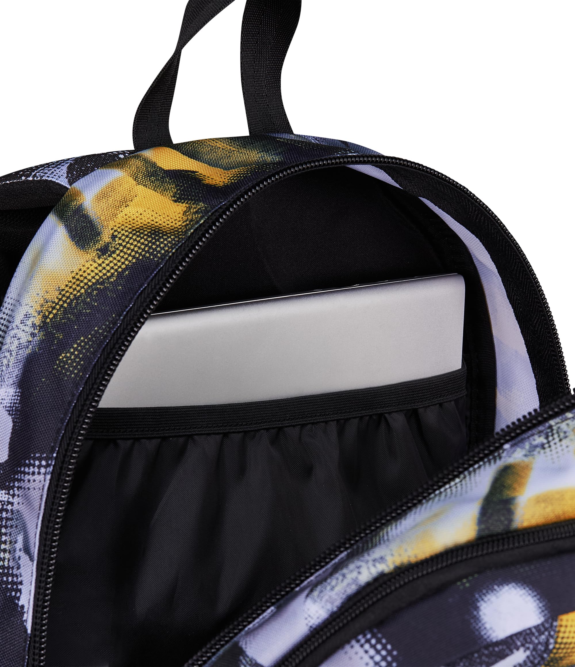 Seven Zaino Scuola Dual Detach GOLDEN PAINT, Grigio, 32 L, Doppio Scomparto, Tasche multifunzione, Zaino Staccabile, Tasca con organizer, Scomparto porta pc, Scuola media e superiore, Bambino, Ragazzo