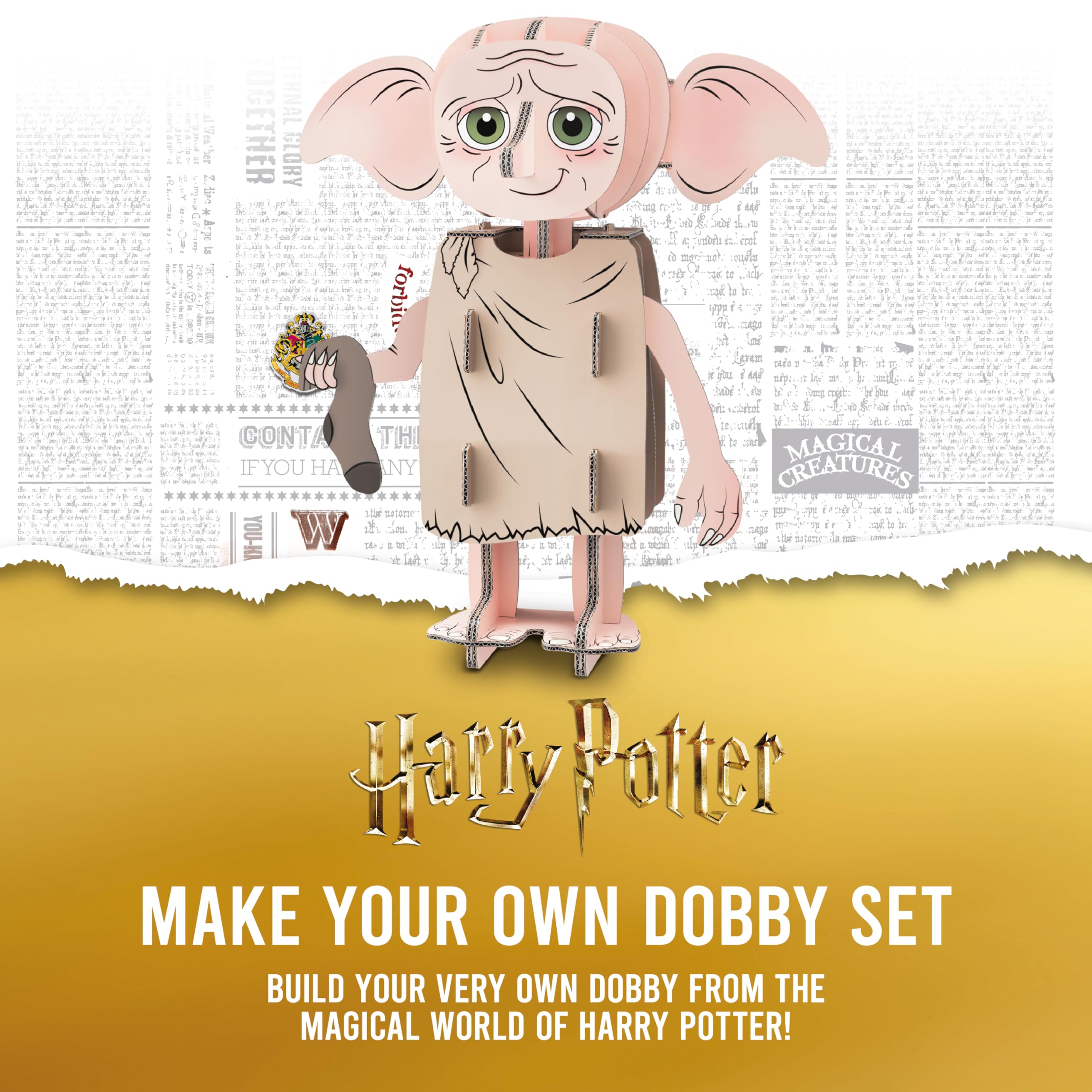 BLADEZ Harry Potter Toyz Make Your Own Dobby Kit, Easy Harry Potter Gift & Eco-Friendly Fun - Image 2