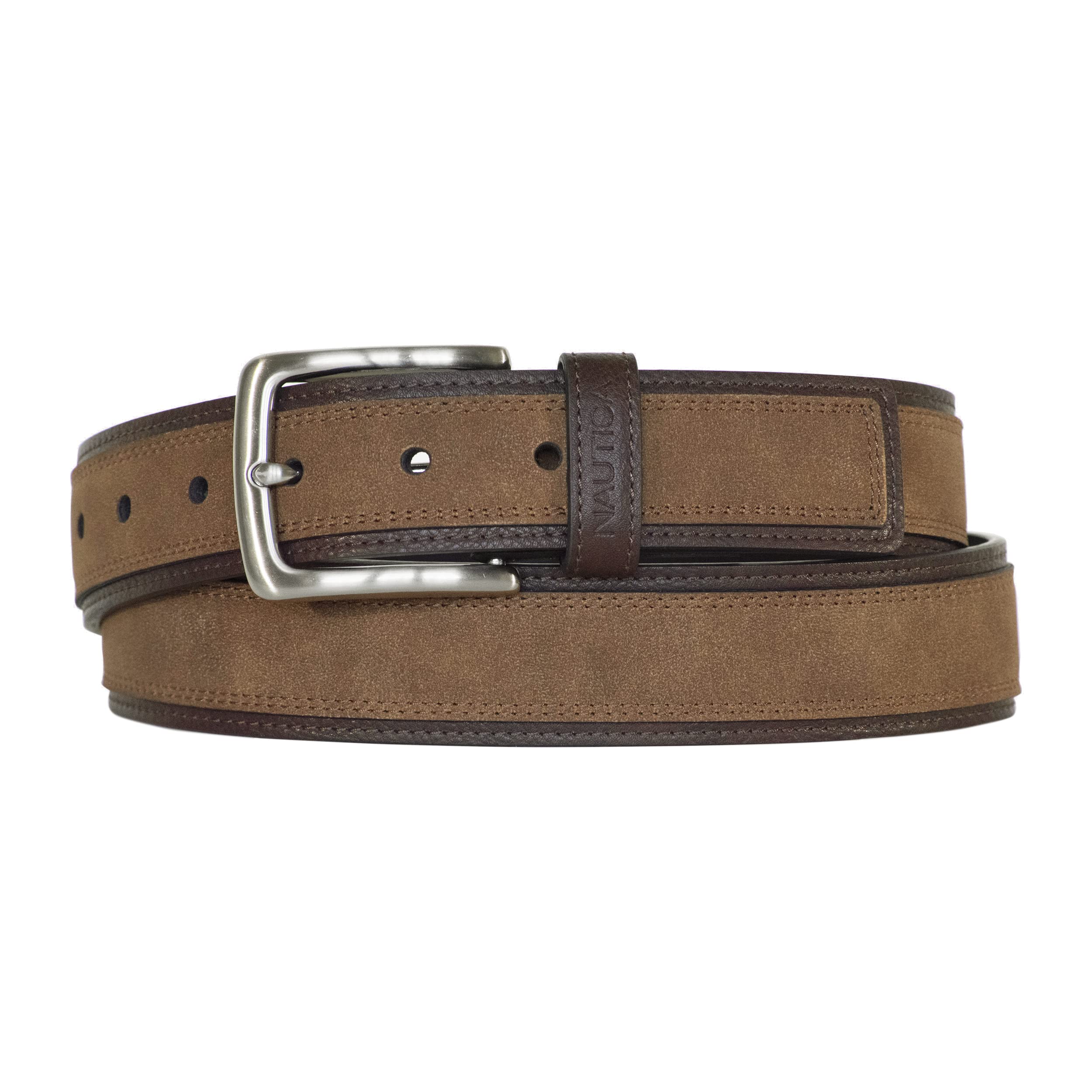 Nautica Men's Casual Belt, Tan, 42