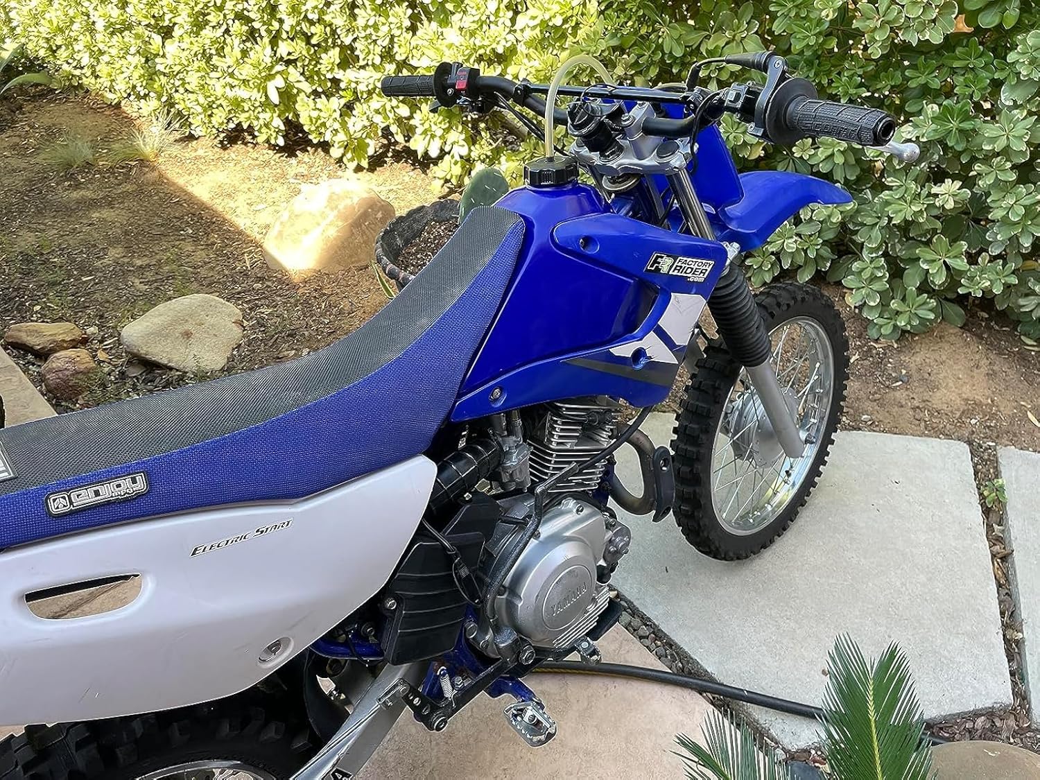 Topteng Blue Fuel Gas Tank Petrol Gastank for Yamaha TTR125 TTR 125 2000 2001 2002 2003 2004 2005 2006 2007