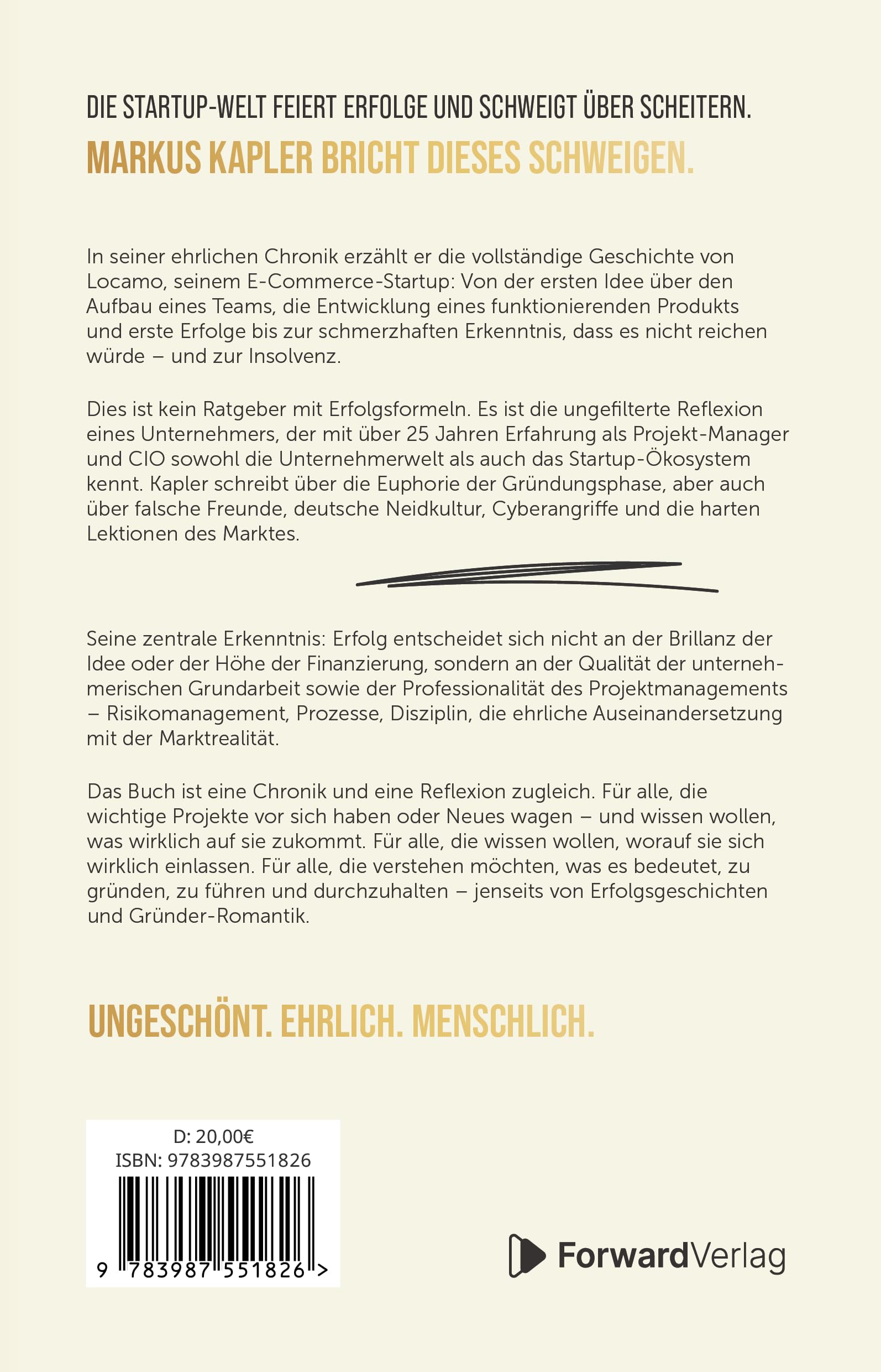 (Miss-) Erfolg: Scheitern. Lernen. Weitergehen.