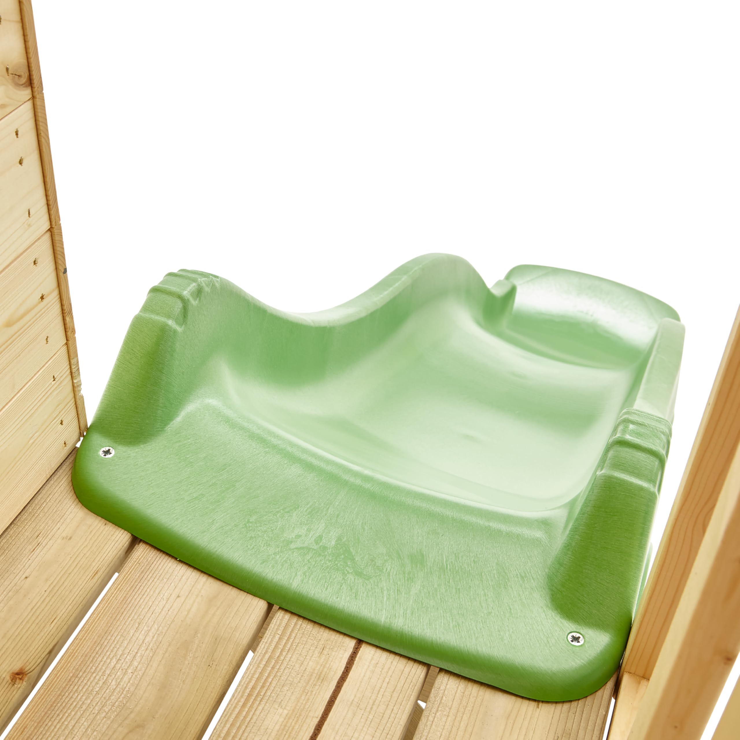 TP Toys Maisonnette en Bois Colline avec Glissière 1,8 m – Bac à Sable Ombragé – Terrasse surélevée 120 cm – Kit d’Ancrage Inclus – Dès 3 Ans – pour Jardin