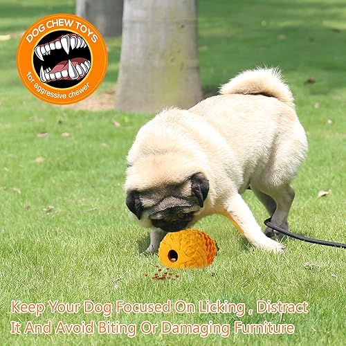 Miniatura 3 de M.C.works - Juguetes masticables para masticadores agresivos, juguete para masticar para perros fuertes, juguetes indestructibles para perros