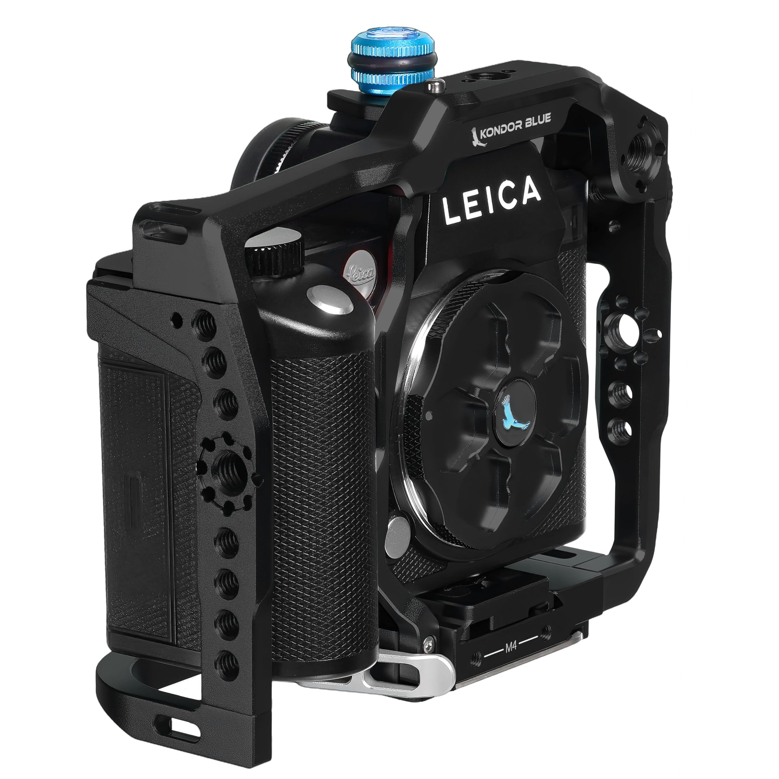 KONDOR BLUE | Cage Only for Leica SL2S/SL2/SL | Full Wrap Cage w/Arca QR System, Multiple Points of Contact, Built-in Tools, & Easy Accessibility for Professional Workflows | Raven Black