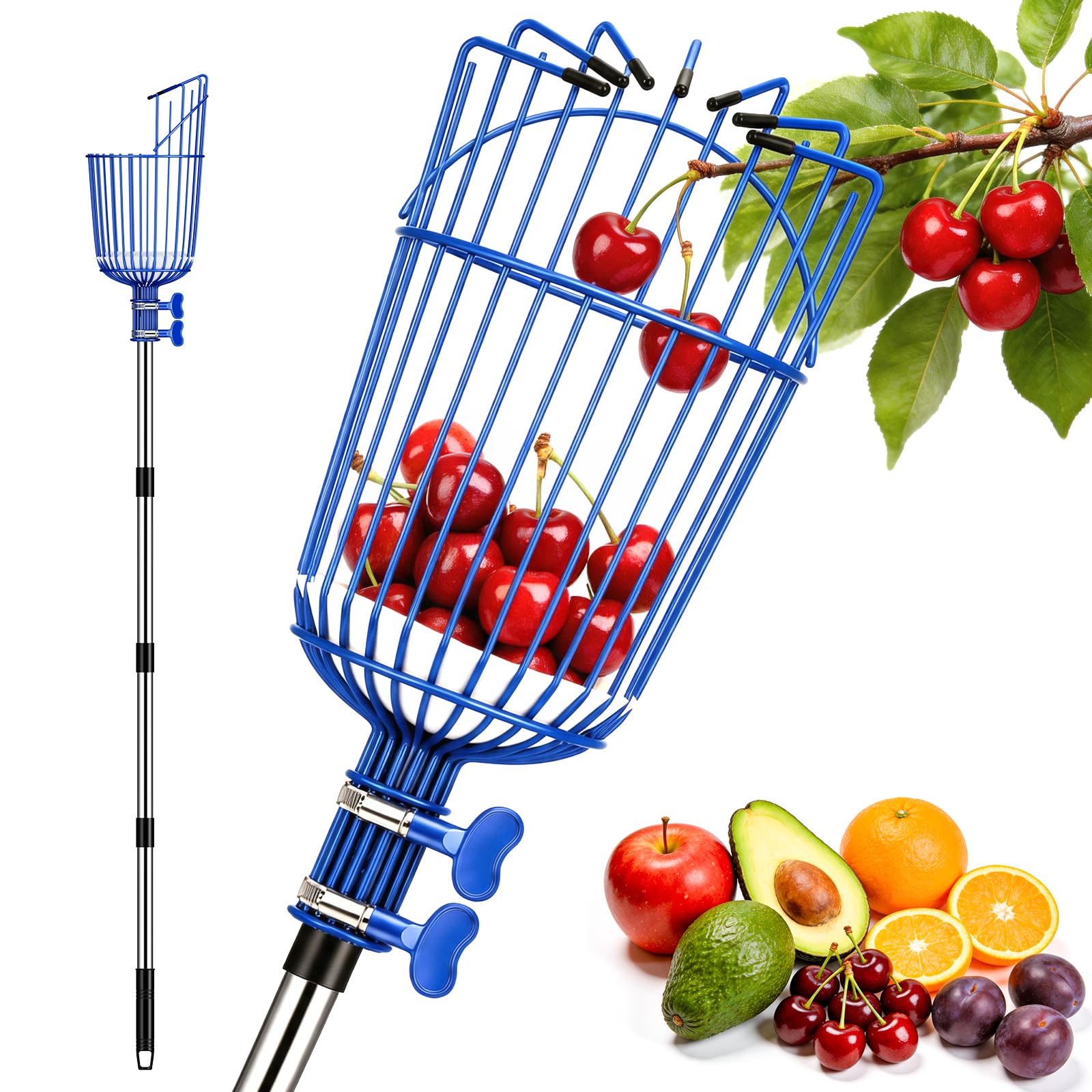 Ginbel Direct Fruit Picker Pole 40-130