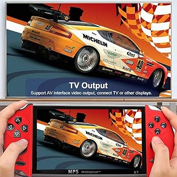 Amazon | Wohuole 手持ちゲーム機 1000ゲーム内蔵 8GB 4.3インチ