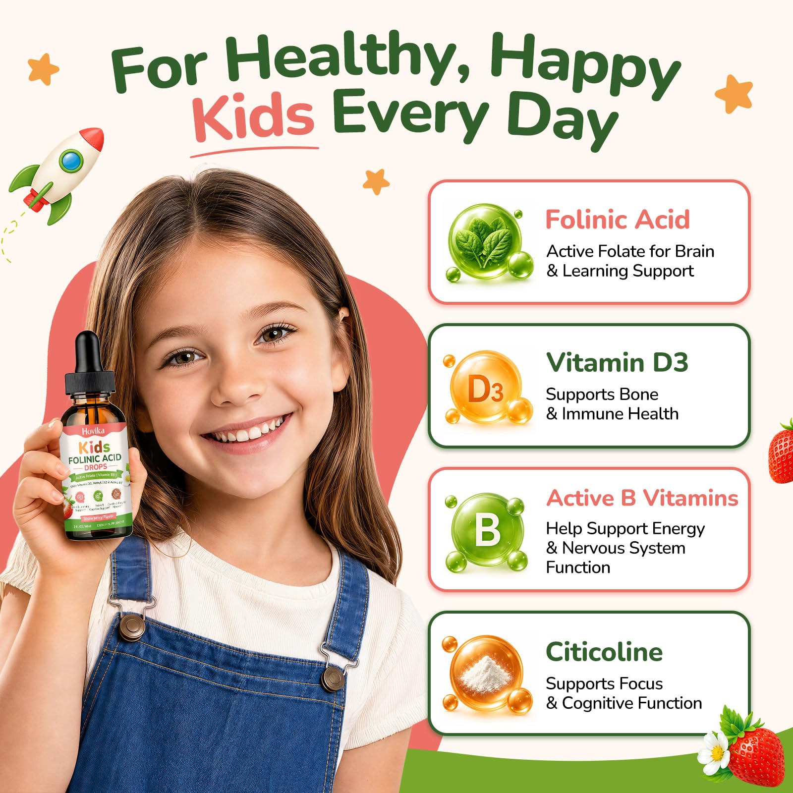 Kids Folinic Acid Drops with Active Folate, Citicoline & Active B Vitamins — Amazon image 3