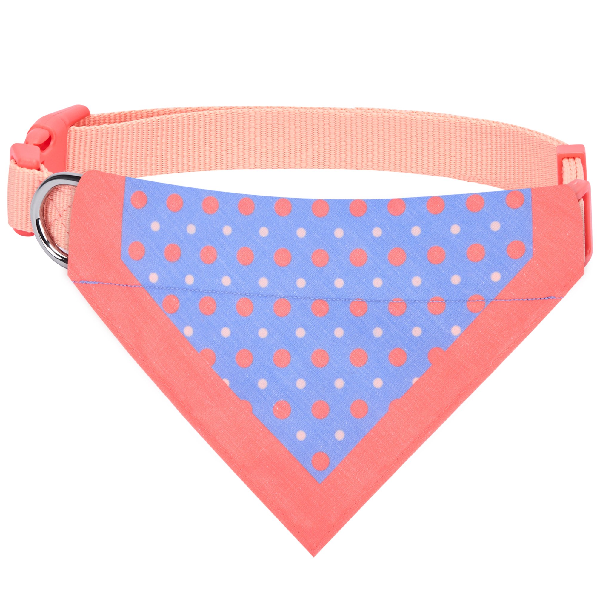 Collier bandana pour chien réglable anti-irritation coton S