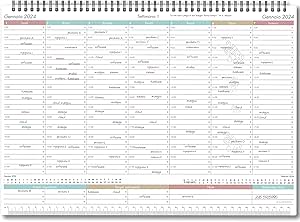 Planning Settimanale Da Tavolo A3 - Agenda Perpetua Con Spirale, Ideale Per Organizzazione Casa E Lavoro - Foto 14