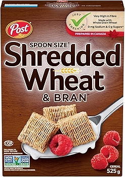 Post原味碎碎小麦和麸皮早餐麦片