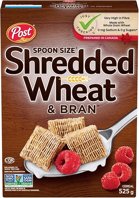 Post原味碎碎小麦和麸皮早餐麦片