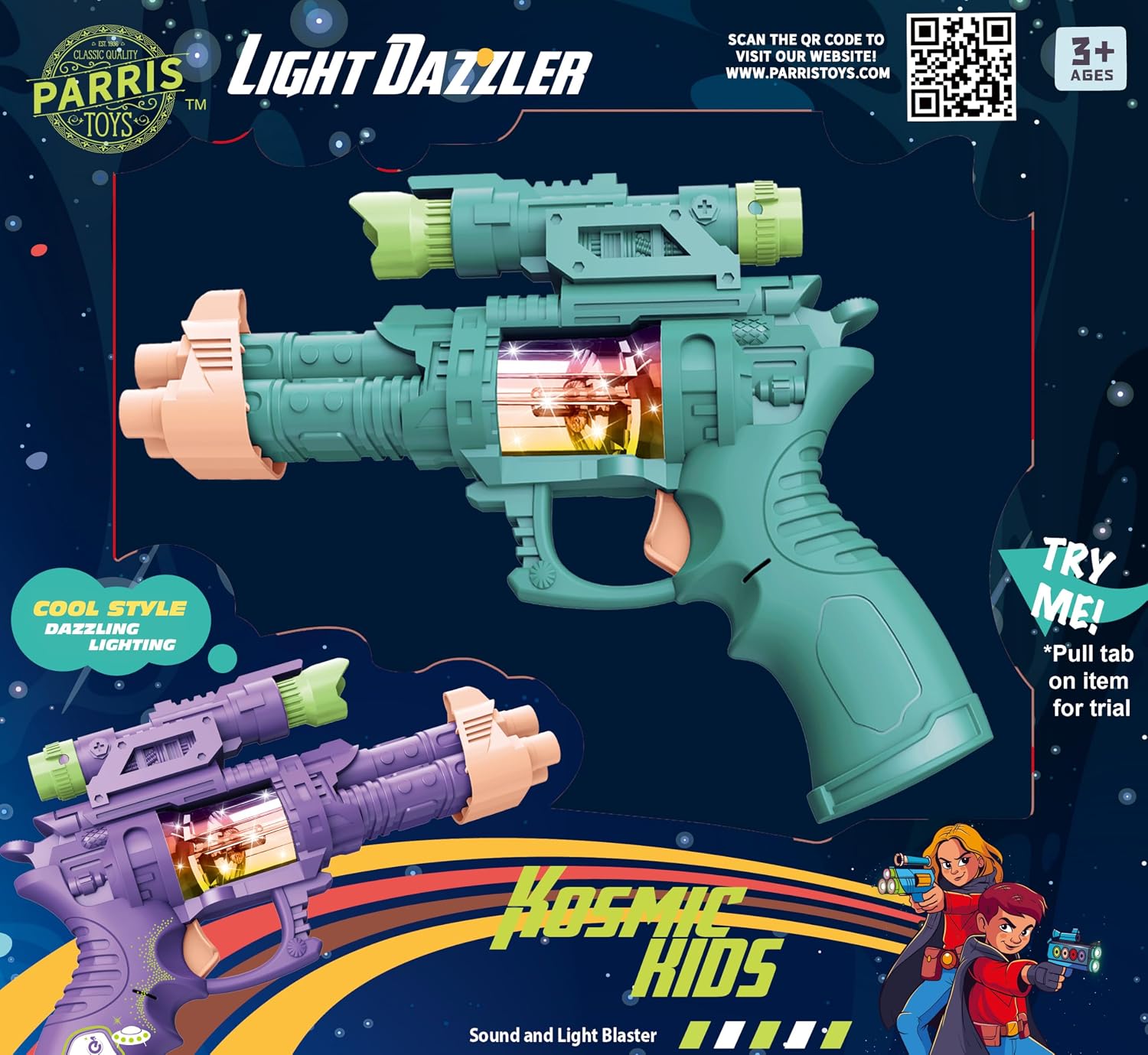 Parris Classic Light Dazzler Blaster Toy with Lights & Sounds